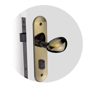 Fechadura Bola De Golf Externa Antique Brass Esp43 - Soprano