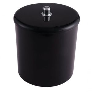 Cesto Multiuso Com Tampa Preto 6l