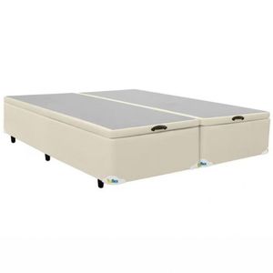Base Box Para Colchão Queen Size Itaflex Universal Com Baú Areia