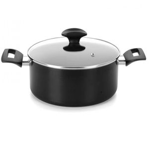 Caçarola Induct+ Multiflon Com Antiaderente 22cm Preto