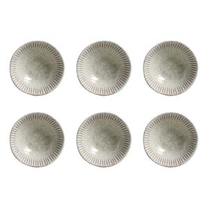 Conjunto De Cumbucas Porto Brasil Cerâmica Linhas Pistache Verde