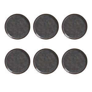 Conjunto De Pratos De Sobremesa Porto Brasil Bio Titanium Azul