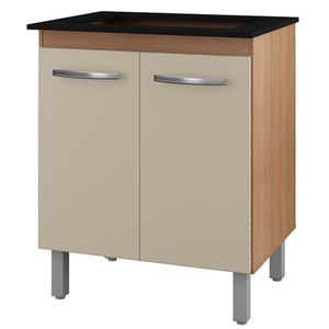 Balcão Para Cooktop 5 Bocas Jade Savana Off White Mobbs