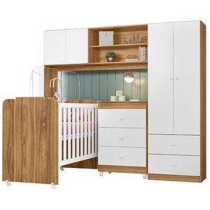 Dormitorio Sophia Nature Branco Plla