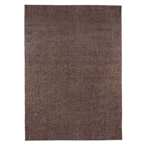 Tapete Sala Antiderrapante Linen 02 Marrom 2,00x2,50m