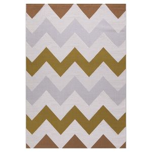 Tapete Para Sala Nilo 04 Bege E Caramelo 2,50x3,00m