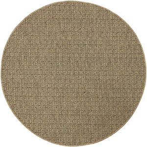 Tapete Sisal New Bouclê Sergipe Bege 1,40m Redondo