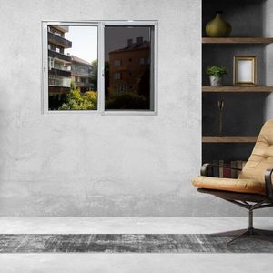 Janela Vitro 2 Folhas Móveis Com Tela Mosqueteira Linha 25 100x150 Branco