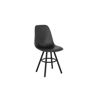 Cadeira Concha Para Sala De Jantar Lara Preto