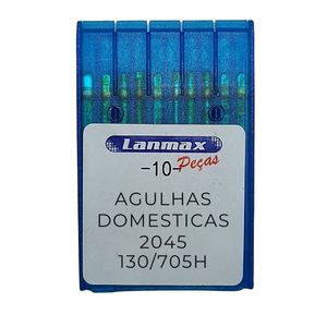 Agulha Para Máquina Doméstica 2045 Nº 11 Lanmax - Pct 10 Unidades