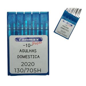 Agulha Para Máquina Doméstica 2020 Nº 14 Lanmax - Pct 10 Unidades