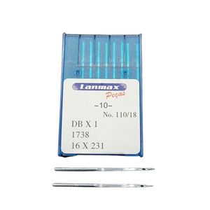Agulha Cabo Fino Dbx1 Para Maquina De Costura Reta Industrial Numero 18