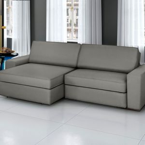 Sofá Cosmos - Retrátil - Reclinável 240 Cm Chumbo