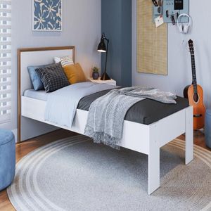 Cama Solteiro 90 Los Angeles Branco