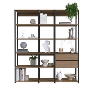 Guarda Roupa Closet 3 Peças Com 2 Gavetas E 14 Nichos Easy