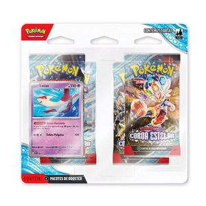 Blister Pokemon Coleção Coroa Estelar Cartas Copag Ev07 Latias