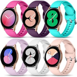 6 Pulseiras Compatíveis Com Galaxy Watch (verde-roxo-rosa)