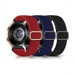 Pulseiras De Nylon P- Galaxy Watch, 3 Unid. (vermelho-azul-preto)
