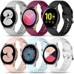6 Pulseiras Silicone P- Galaxy Watch 7-6-5-4 20mm