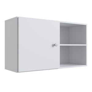 Armário Aéreo Multiuso Uma Porta E Uma Prateleira 90cm