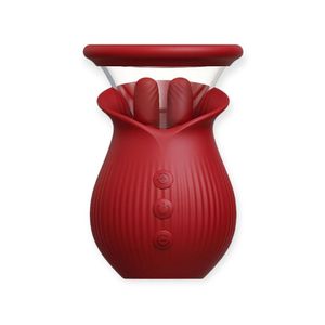 Estimulador Clitoriano Com Pulsação E Movimento Scarlet Coleção L?amour Lovetoys - Vermelho