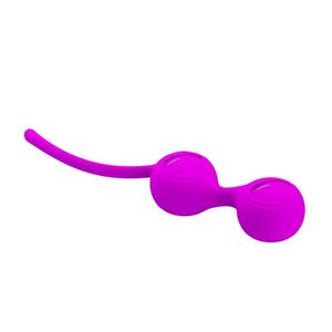 Bolas De Pompoar Revestidas Com Silicone - Kegel Tighten Up 1 - Magenta, Regulável