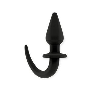 Plug Anal Em Silicone Sono Butt Plug Rubber Great Pleasure Nº 8 - Shots America - Preto