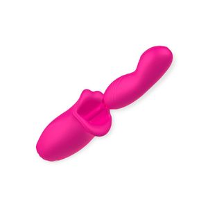 Vibrador Em Formato De Boca Com Movimentos Honey Mouth - Lovetoys - Pink
