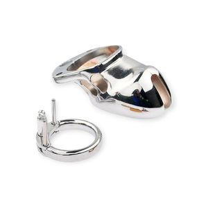 Cinto De Castidade Em Aço Inox Com Anel De 4,5cm - Lovetoys - Prata