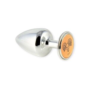 Plug Anal Cromado Aries M - Hard - Cromado, M