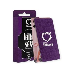 Baralho Kama Sexy Homo Masculino Com 54 Cartas - Sexy Fantasy - Colorido