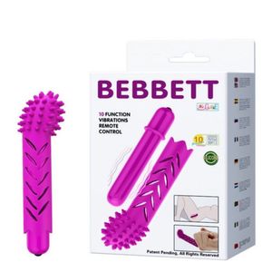 Cápsula Vibratoria Com Capa De Silicone Texturizada Bebbett Pretty Love - Magenta