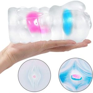 Masturbador Vagina Crystal - Lovetoys - Transparente, Unico