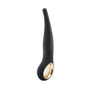 Vibrador Recarregável De Luxo Com 10 Vibrações - Faye Black Lealso - Preto