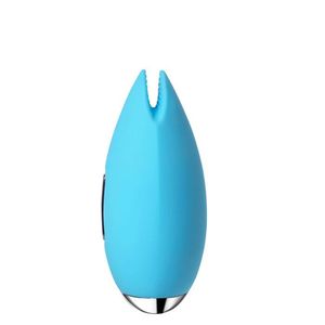 Estimulador Recarregavel Clitoriano E Mamilos Azul - Candy Svakom - Azul