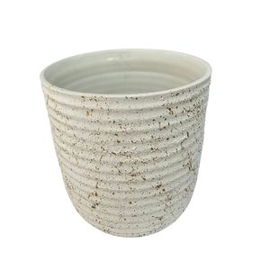 Cachepot Cerâmica Frisado 26cm