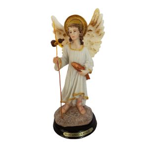 Arcanjo São Rafael Em Resina 14cm
