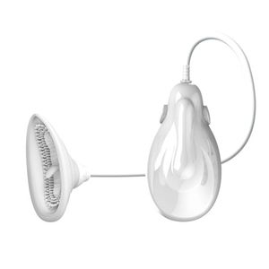 Estimulador Com Sucção E Vibração - Suction Pretty Love - Branco
