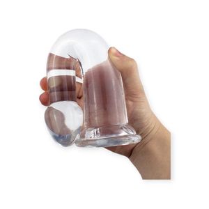Plug Anal Longo 20cm X 3,8cm Em Silicone - Lovetoys - Transparente