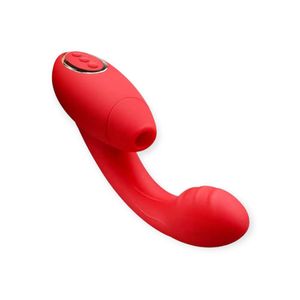 Vibrador Duplo Com Sucção - Coleção L´amour Lovetoys - Vermelho