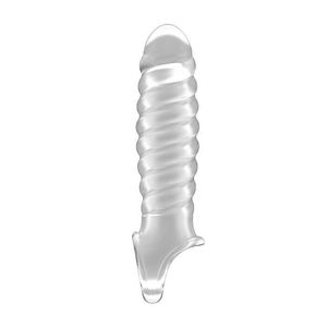 Capa Peniana Extensora 2,5cm Transparente N 32 - Stretchy - Shots - Transparente