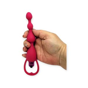Plug Em Silicone Com Vibração Teardrops Delight - Nanma - Pink