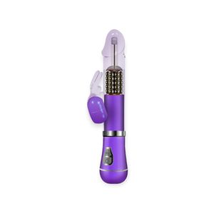Vibrador Rotativo Coelho Com 9 Modos De Vibração - Si - Roxo