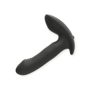 Estimulador De Próstata 11,5cm Em Silicone Com Vibração - Lovetoys - Preto
