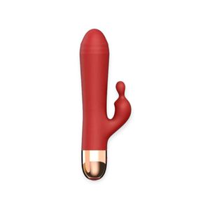 Vibrador Com Estimulador Clitoriano Com 10 Modos De Vibração Handy - Lovetoys - Vermelho