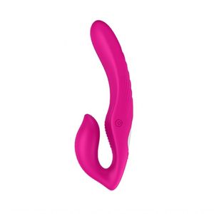 Vibrador Duplo Recarregável E 9 Modos De Vibração Nana - Lovetoys - Rosa