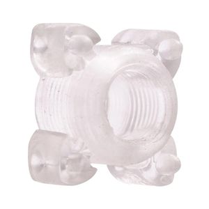 Anel Peniano Massageador - Pink O - Erotic Point - Transparente