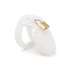 Cinto De Castidade 100% Silicone Christopher - Lovetoys - Branco
