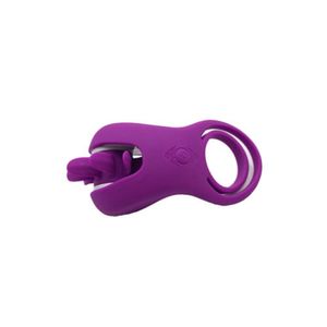 Anel Peniano Recarregável Com Línguas Wind - S Hande - Roxo