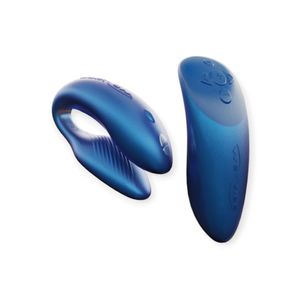 Vibrador Para Casal Com Controle Via Aplicativo Chorus Azul - We Vibe - Azul Perolado